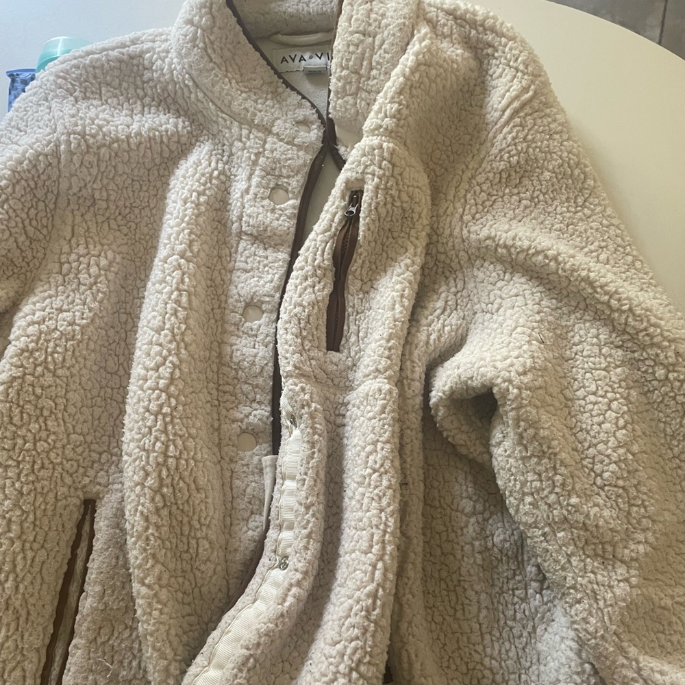 Ava & viv Sherpa hoodie